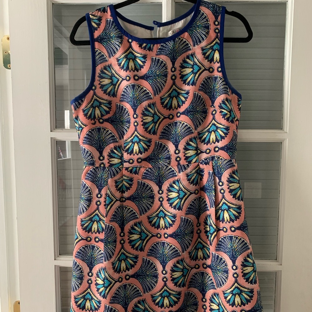 Joy Joy fan-patterned dress